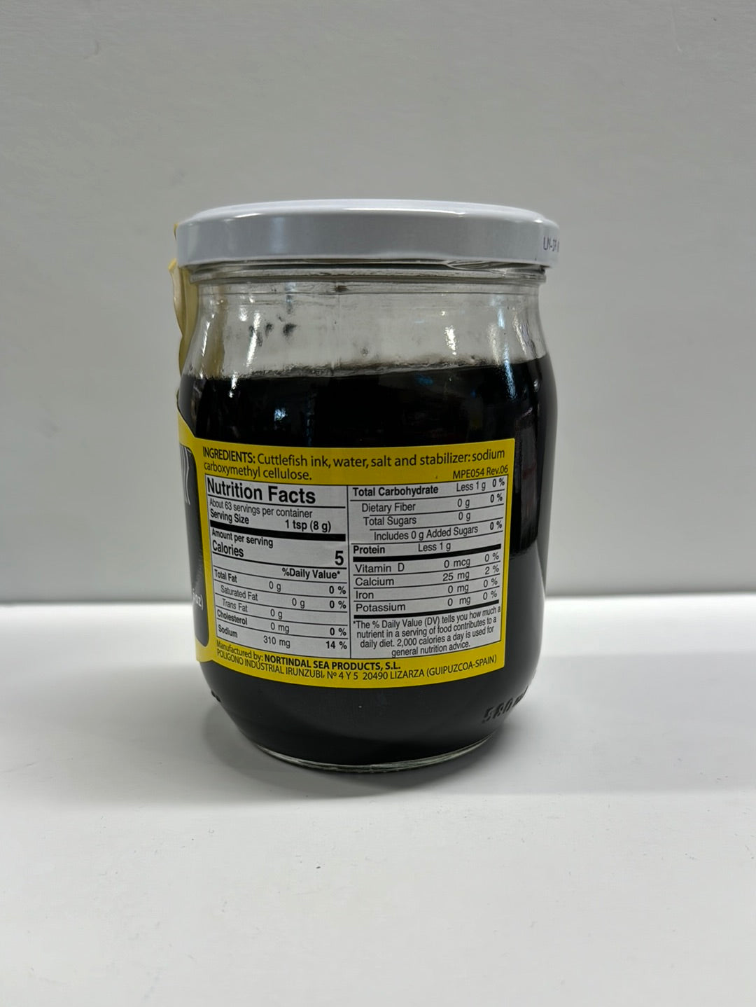Cuttlefish Ink Nortindal 500g;