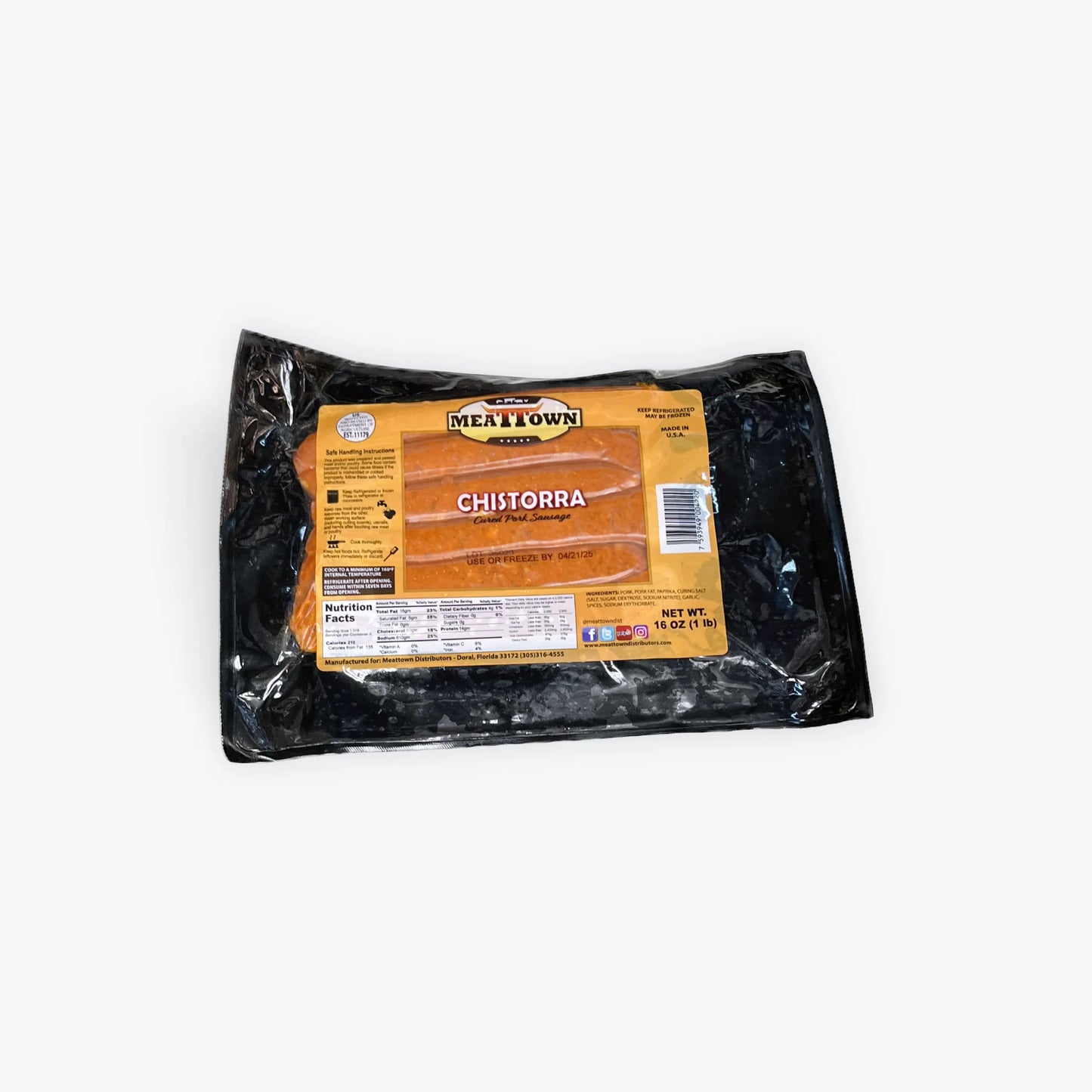 Chistorra Meattown 16oz
