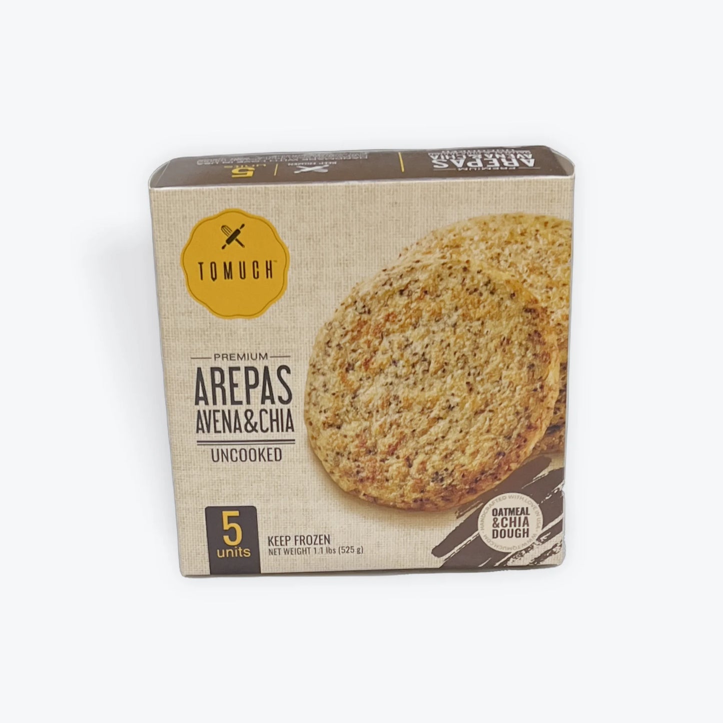 Arepas Krispy Chia Flavor 6 Unides