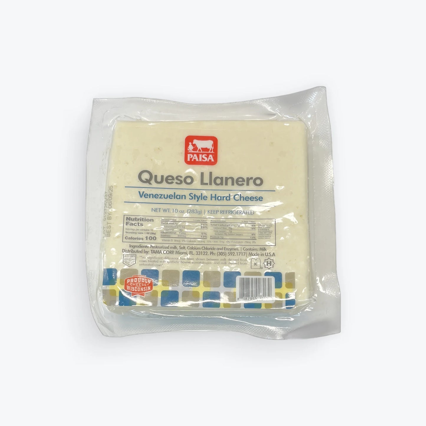 Queso Llanero Paisa 10oz(283gr) Venezuelan style