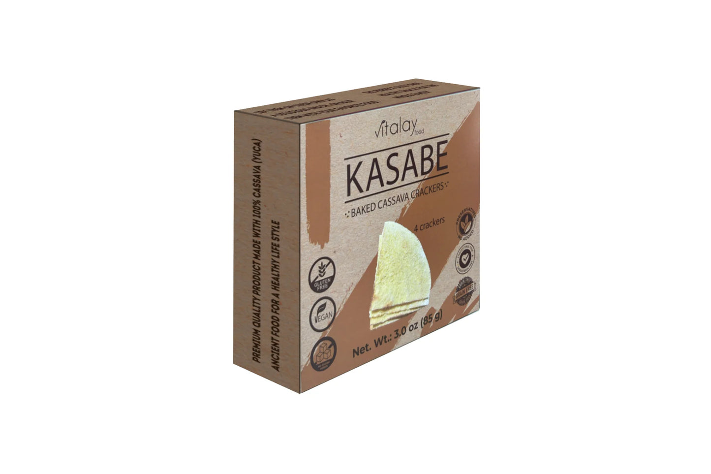 Kasabe baked cassava crackers Original Flavor