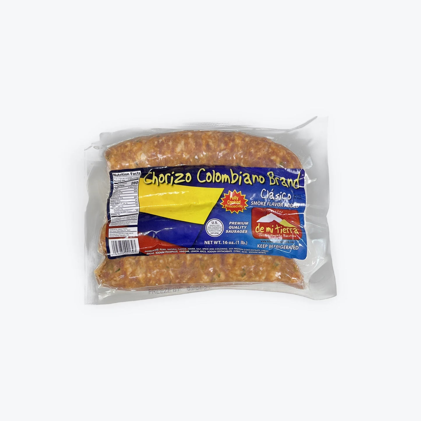 Chorizo Colombiano Brand De Mi Tierra