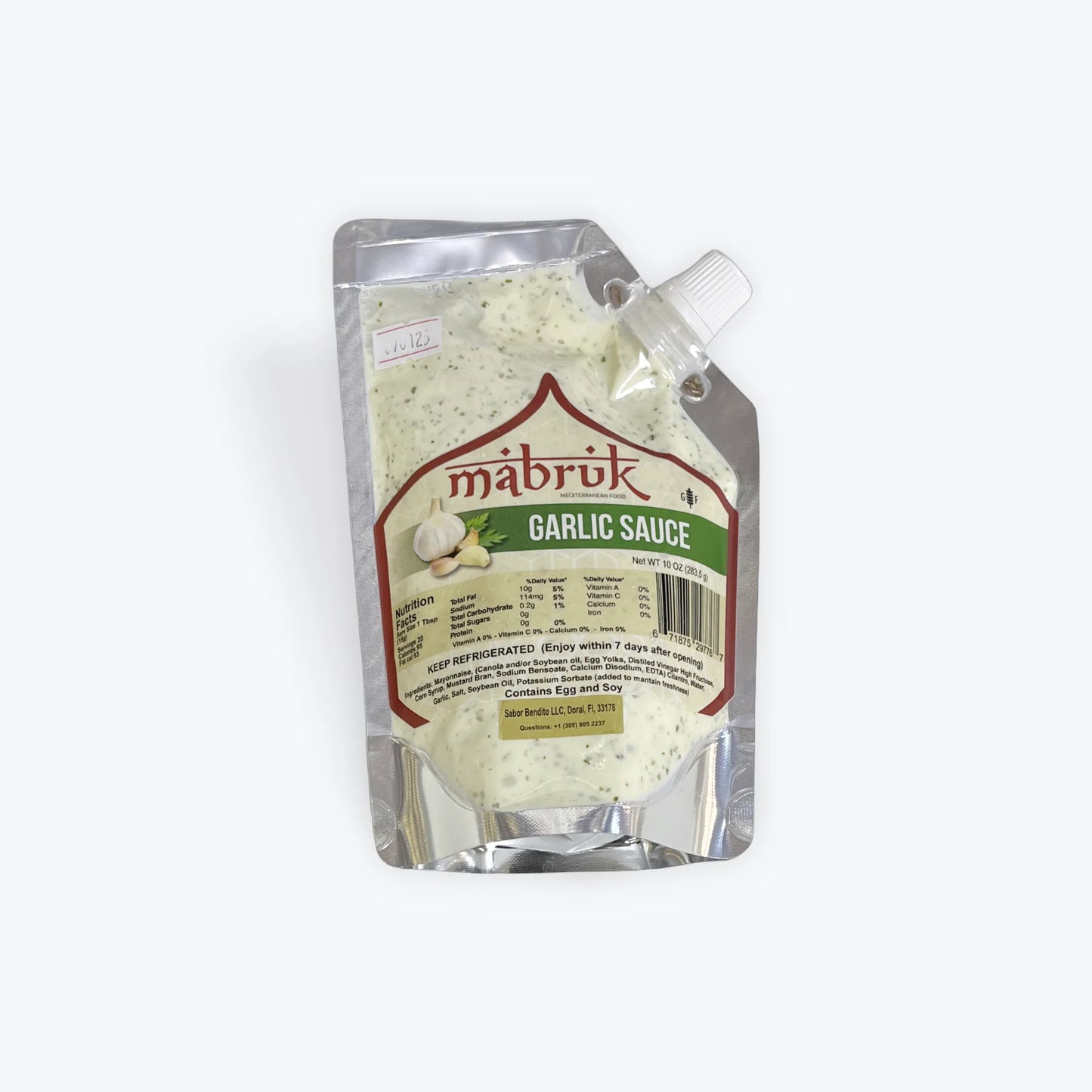 Mabruk Garlic Sauce 283.5g