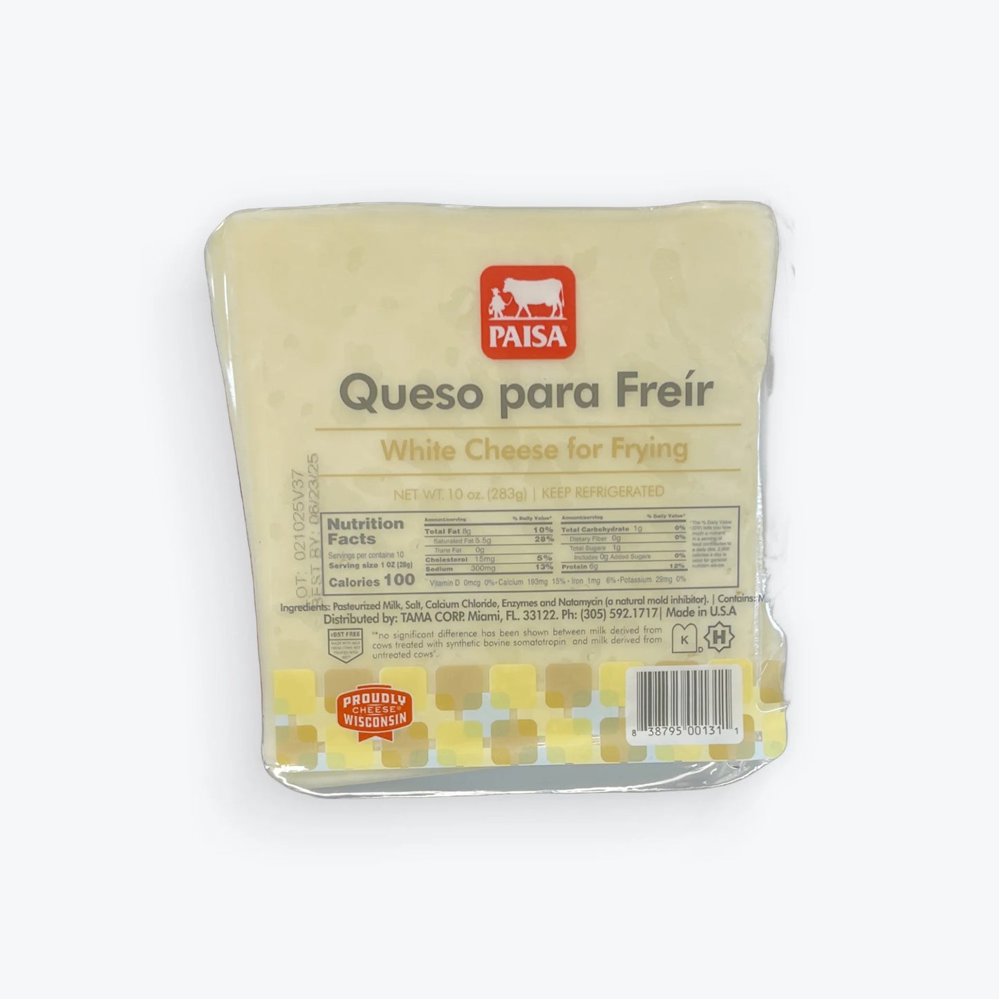 Paisa Queso Para Freir 10oz(283gr)