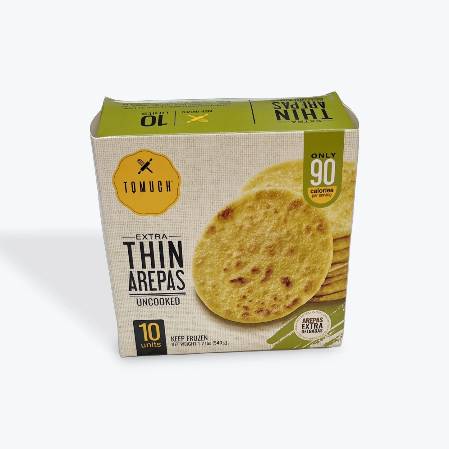 Arepas Extra Thin Tqmuch 10 Unidades