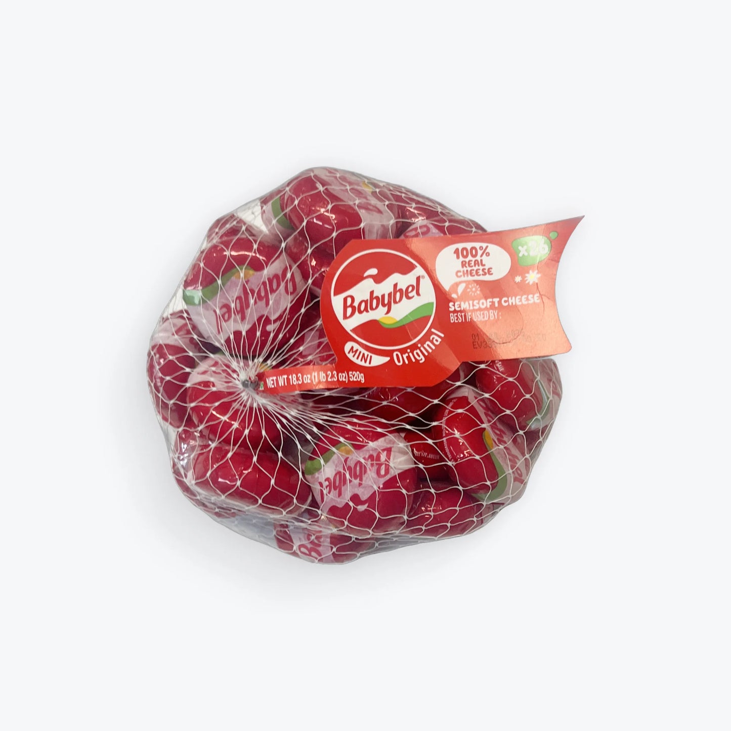 Babybel Mini Original 100% Real Cheese 26 Unidades
