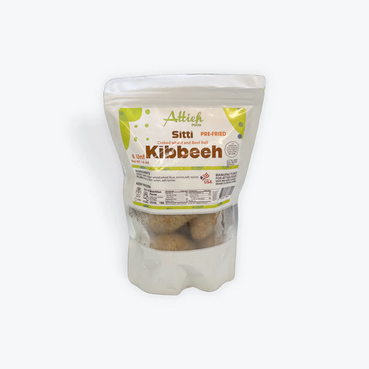 Attieh Kibbeeh 8unidades Craked Wheat And Beef Ball