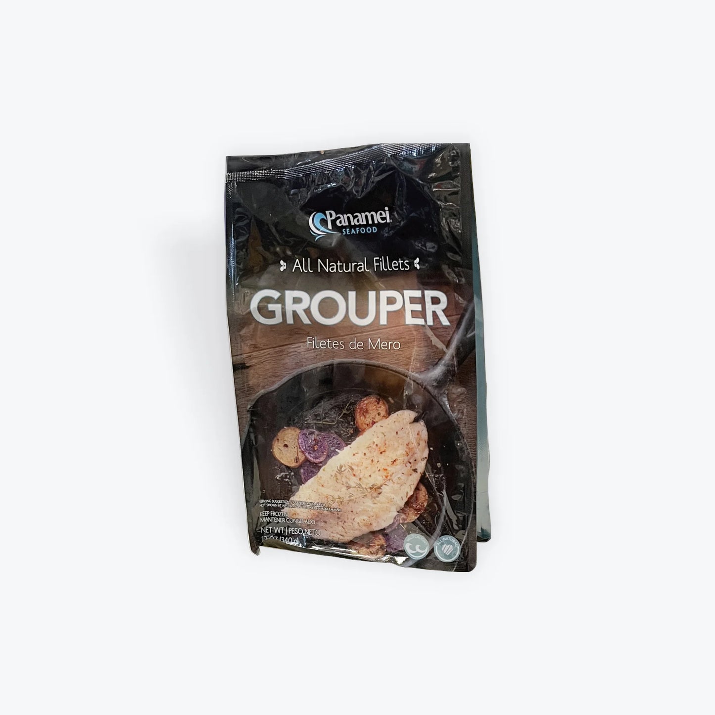 Panamei fillets grouper filetes de Mero 12oz