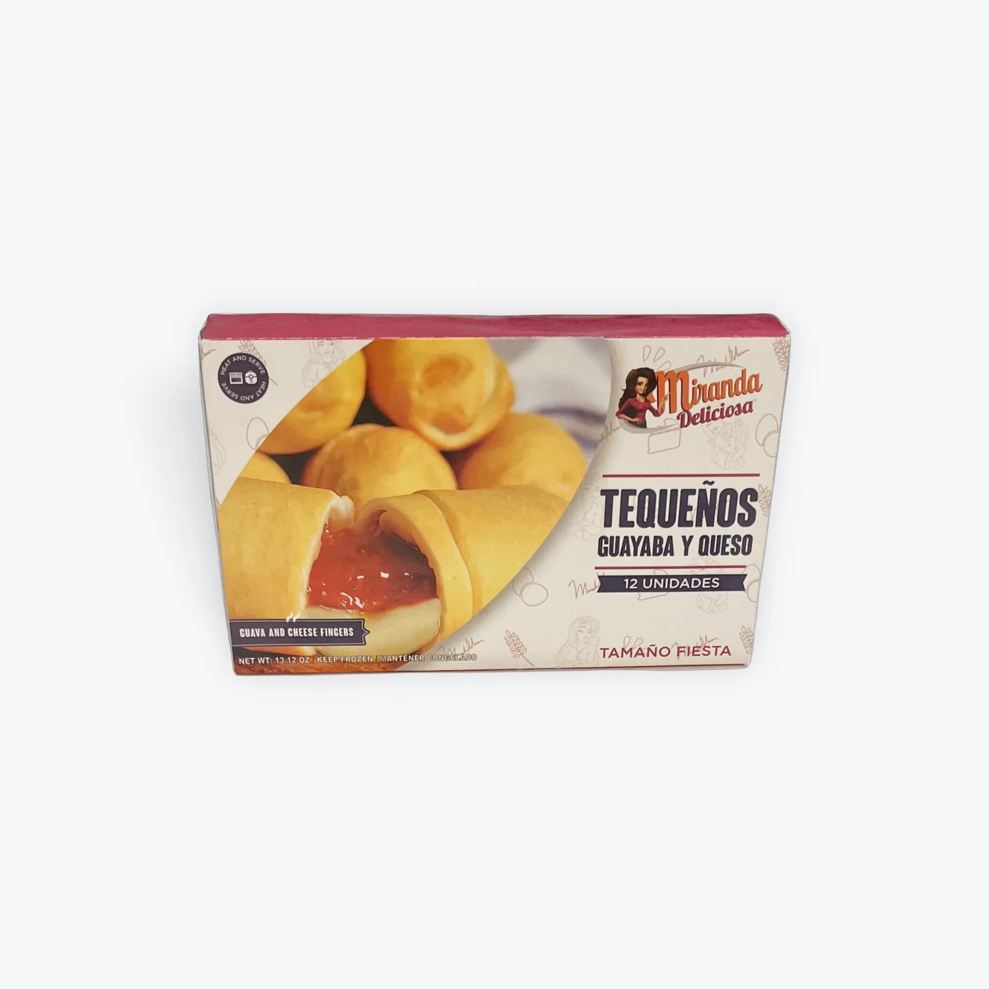 Tequenos Guayaba Y Queso 12 Unid Miranda Deliciosa
