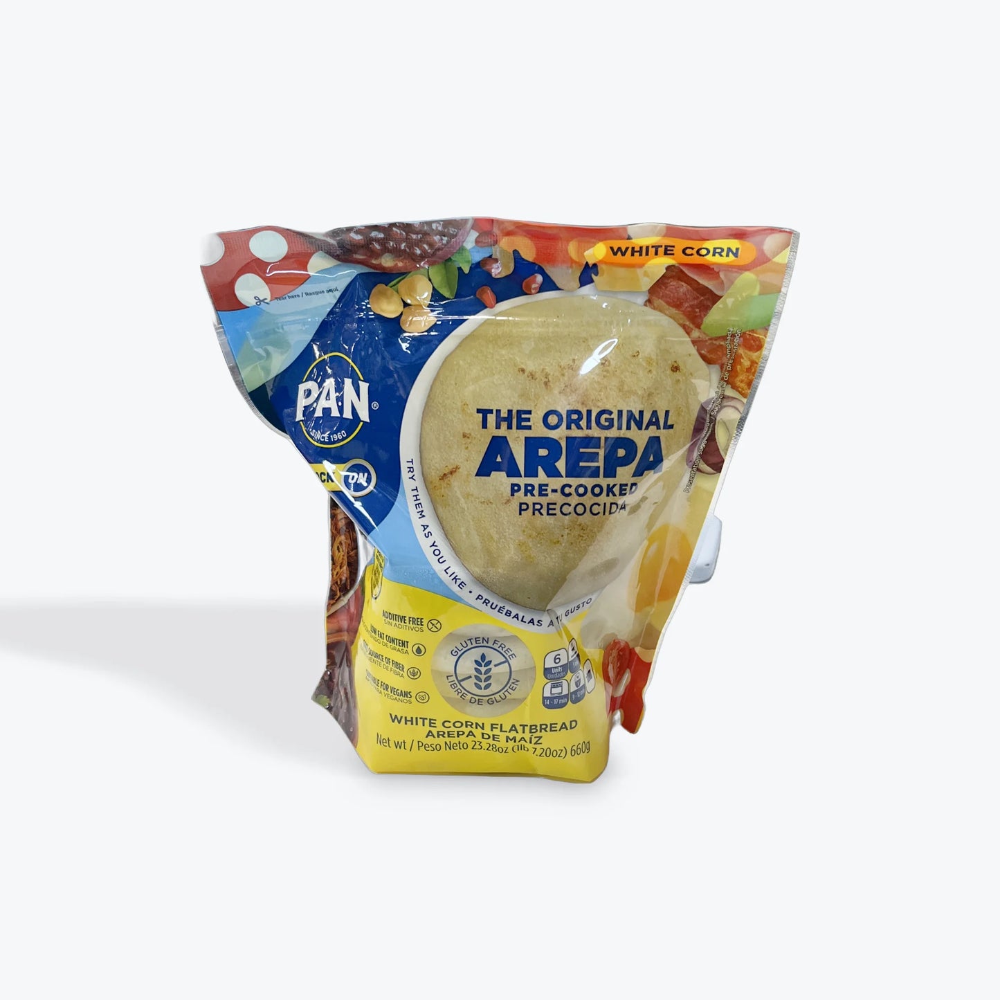 Arepa Pan precocida congelada