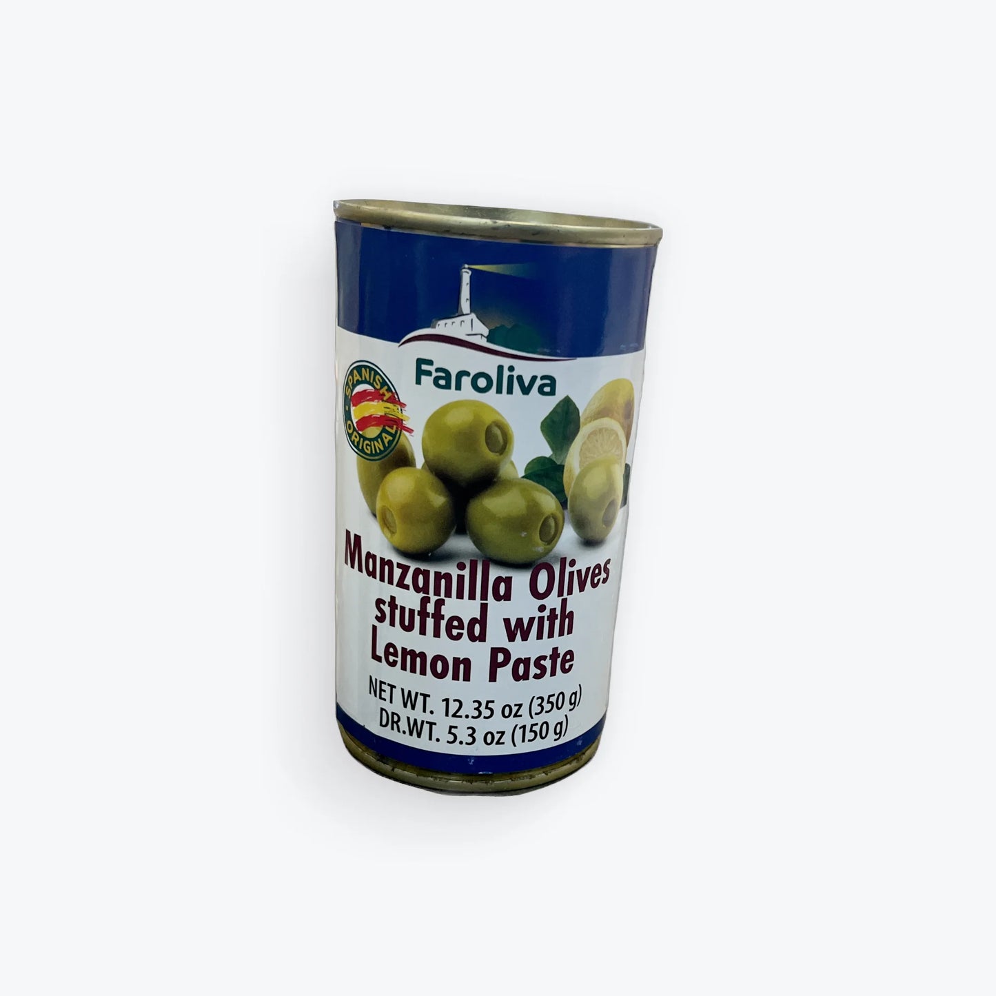 Faroliva manzanilla olives suffed with lemon paste