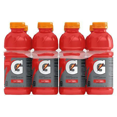 Bebida refrescante Gatorade Fruit Punch Thirst Quencher (8