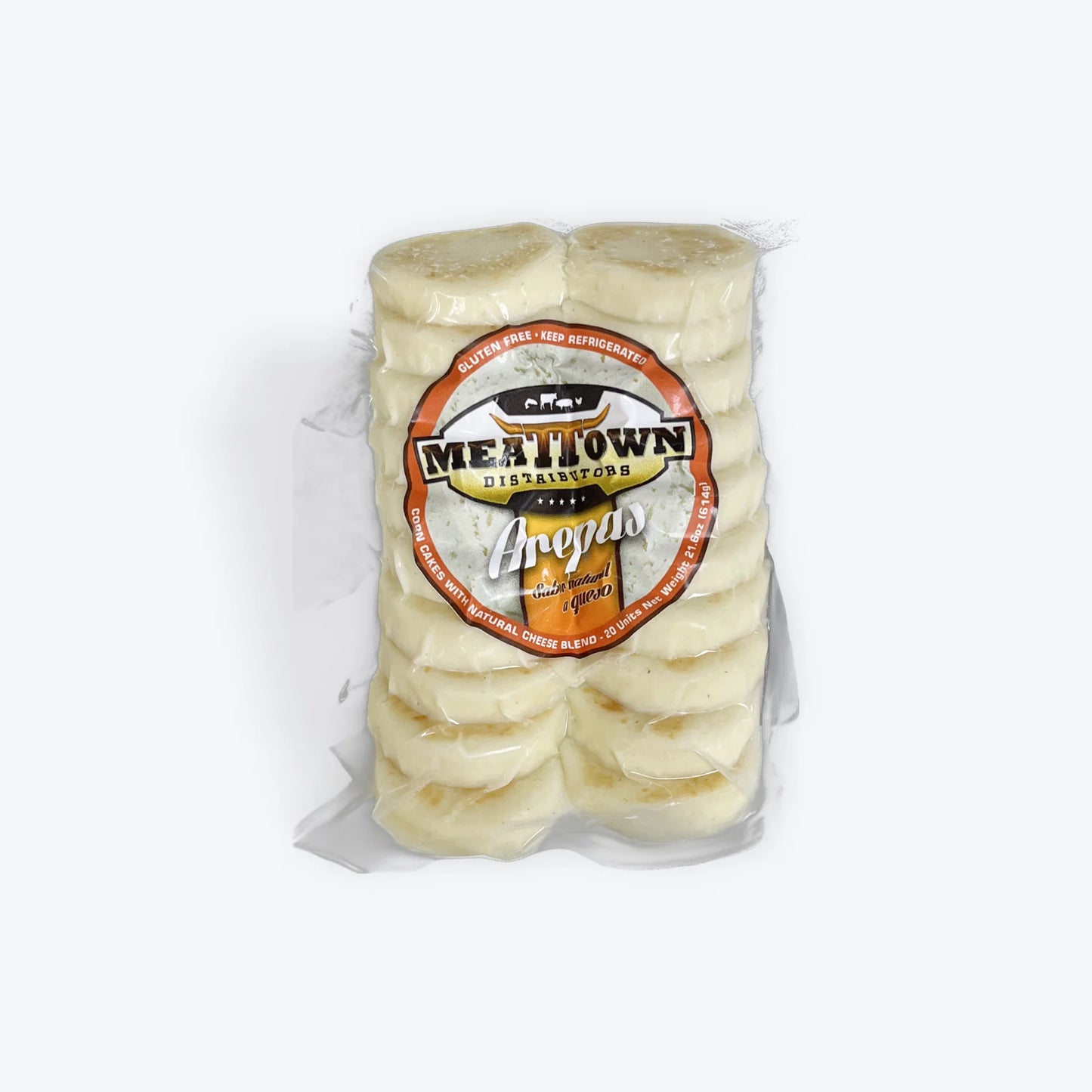 Mini Arepa Meattown Queso 20 Unidades