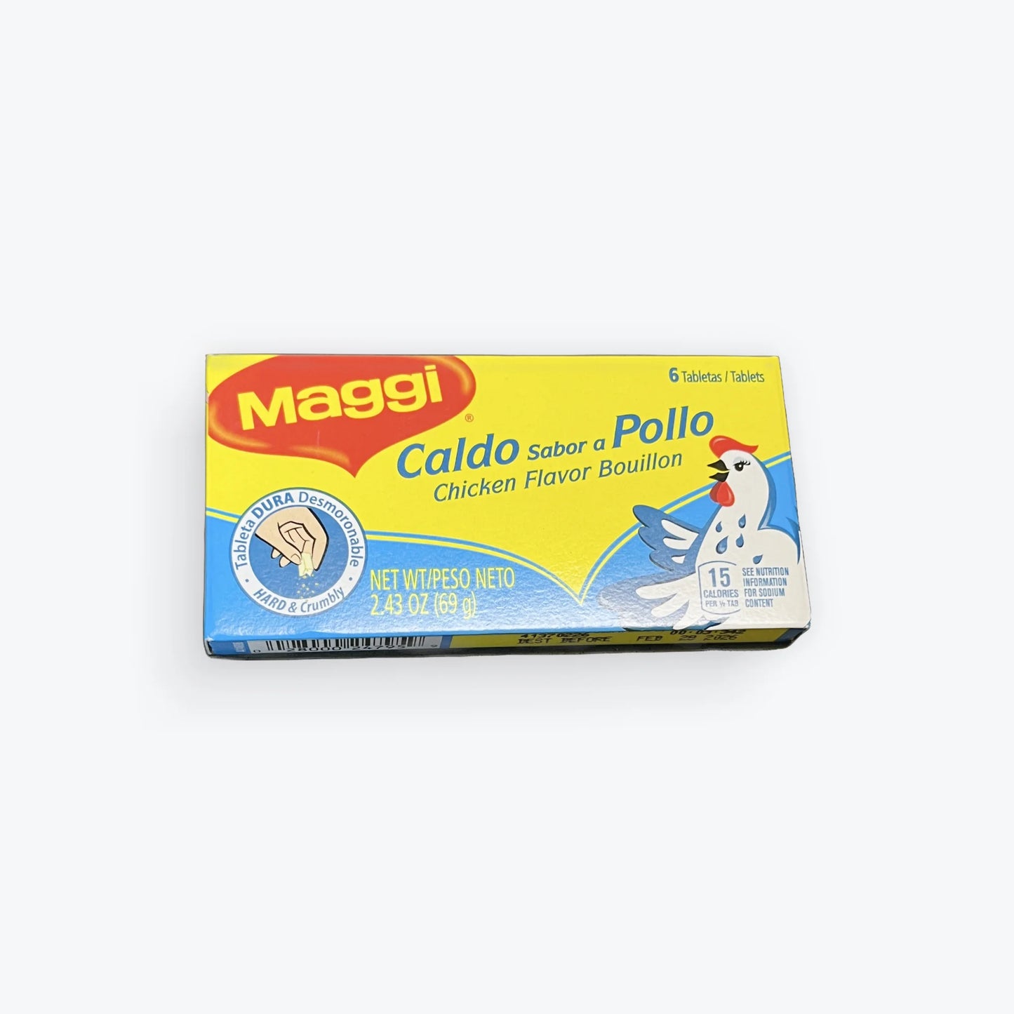 Maggi Caldo De Pollo X6 Tab 2.43oz