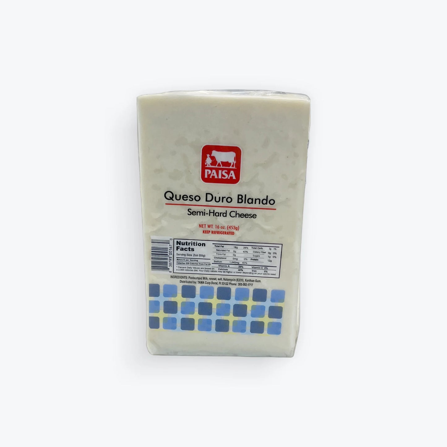Paisa Queso Duro Blando 16oz