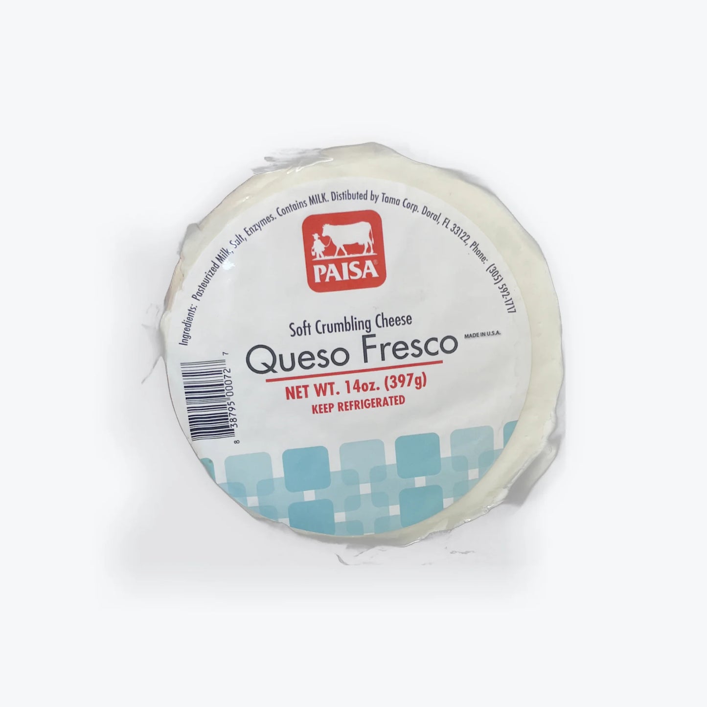 Paisa Queso Fresco 14oz (397gr)