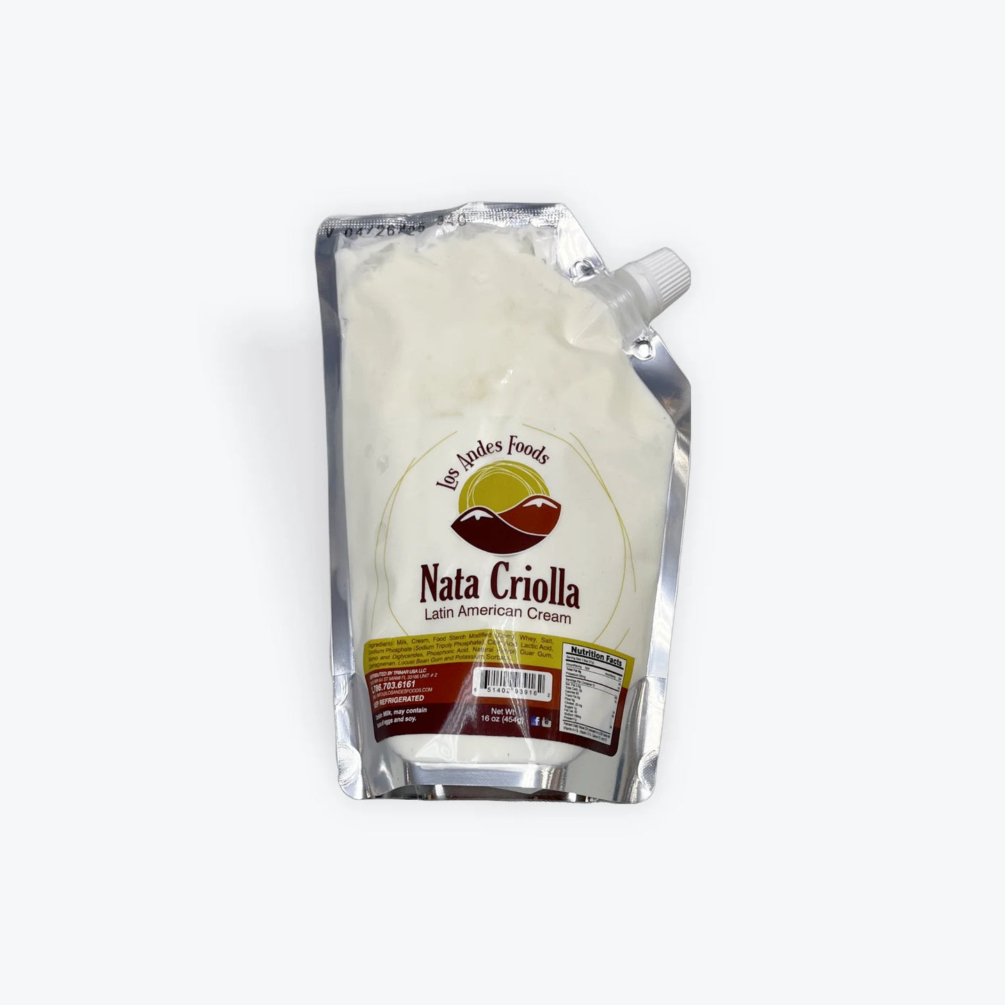 Nata Criolla Los Andes foods