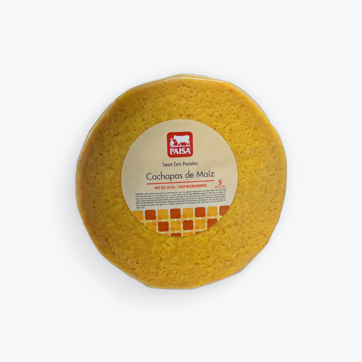 Cachapas De Maiz Paisa 5uni 24oz