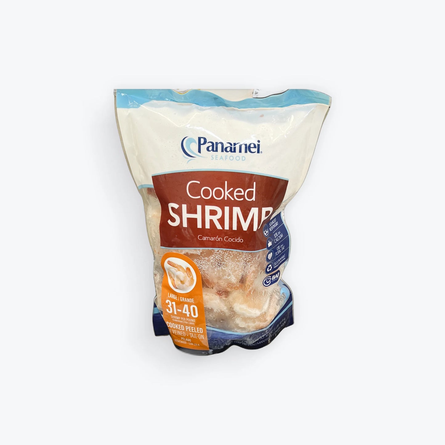 Panamei camarón cocido 31-40 large