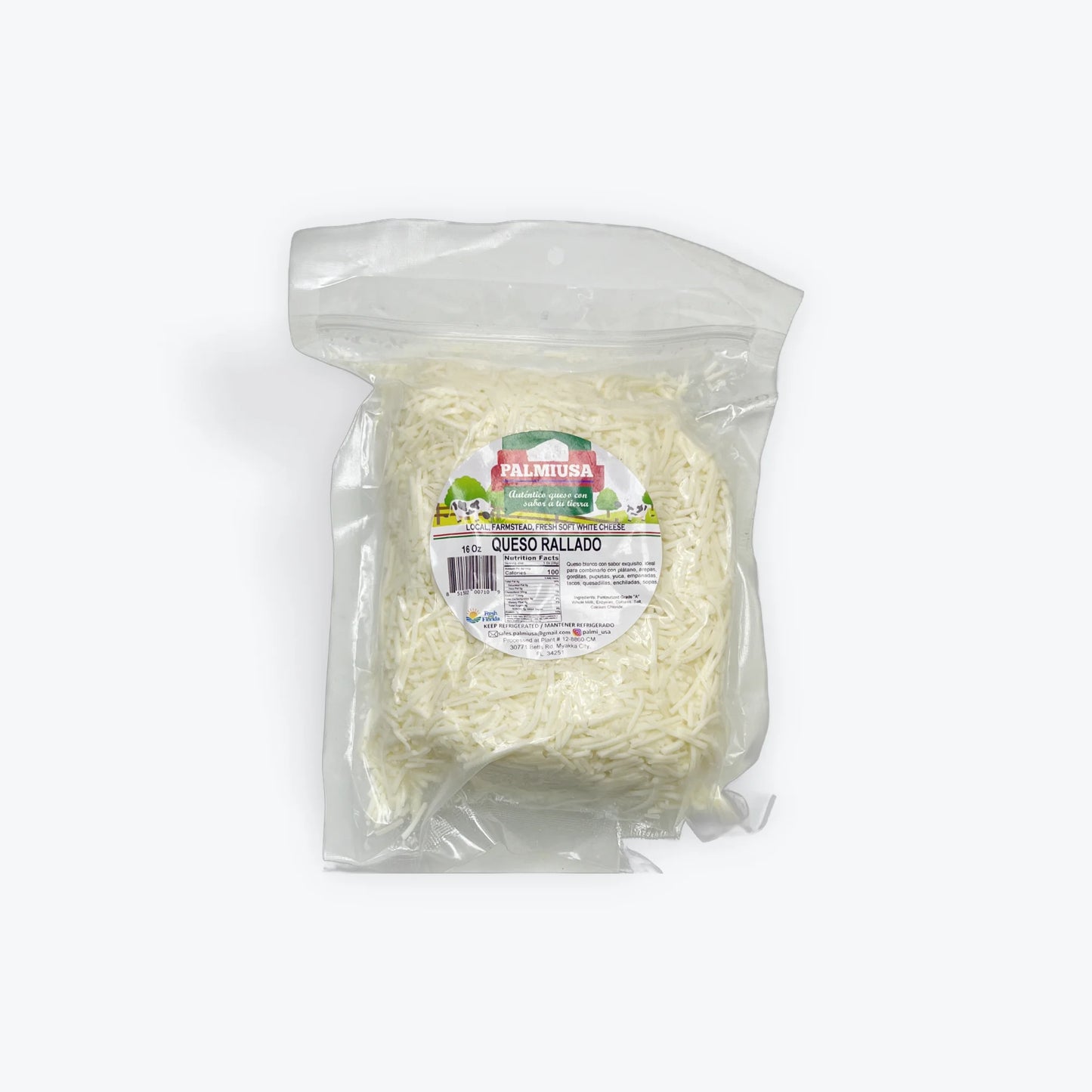 Palmiusa Queso Rallado Llanero 16Oz