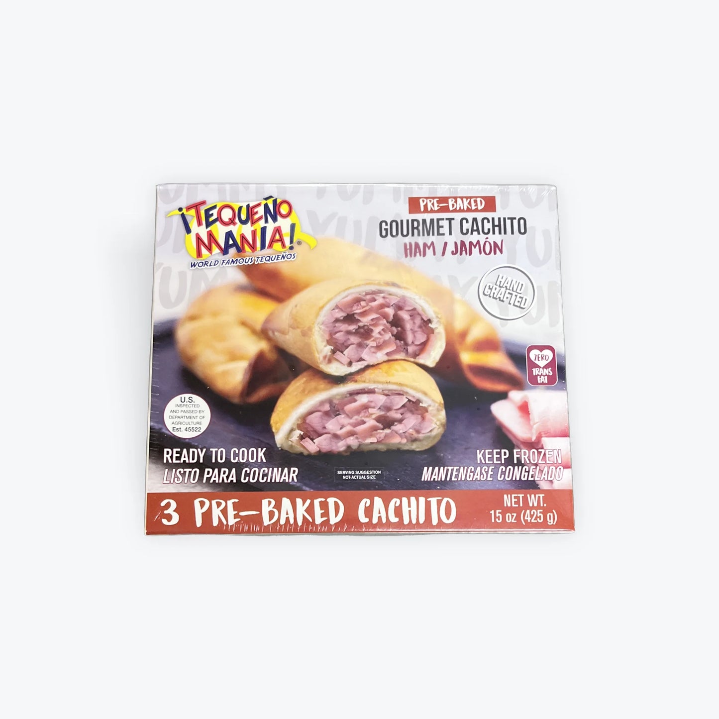 Tequeños Mania Gourmet Cachito De Jamon 3pzas Precooked