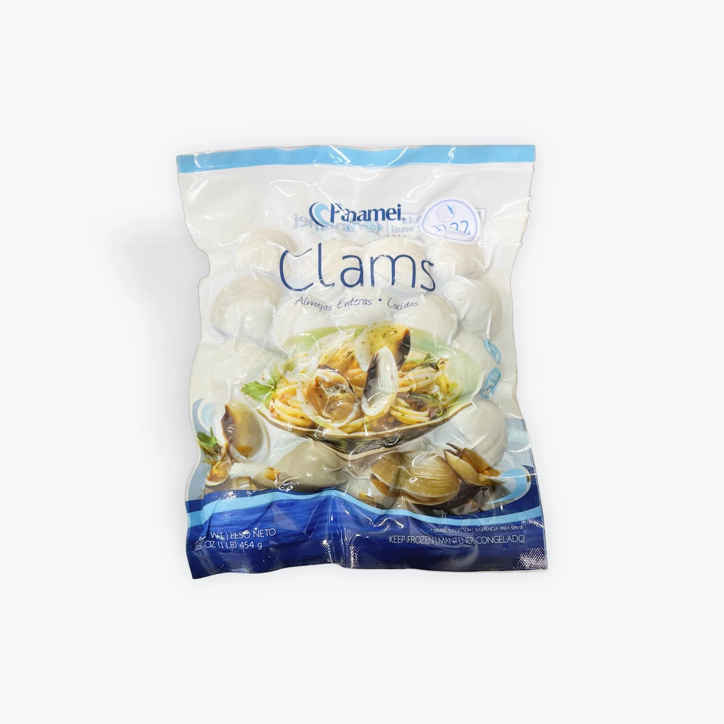 Panamei Clams Almejas Enteras Cocidos 1lb