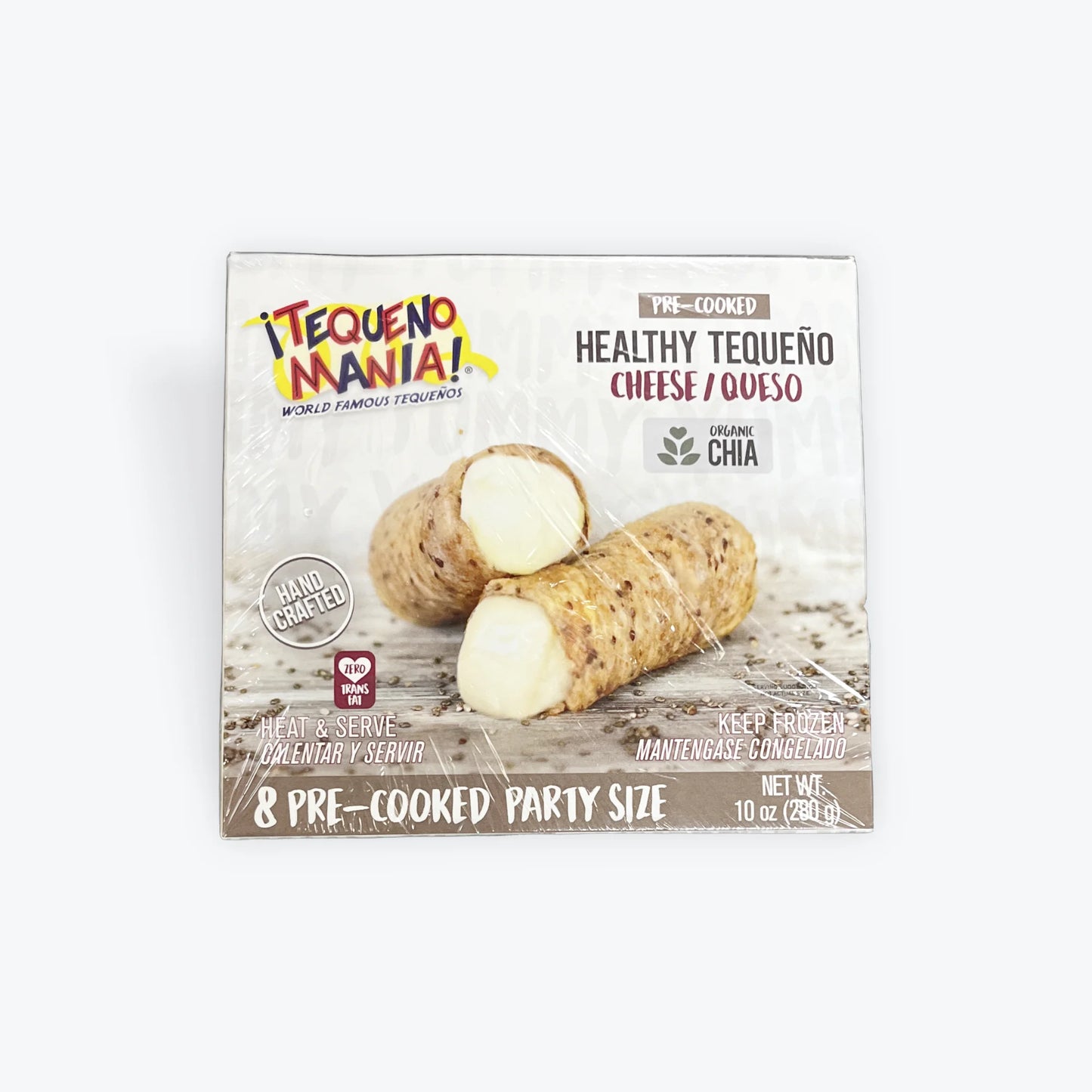 Tequeños Mania Healthy Chia 8pzas Pre-cooked