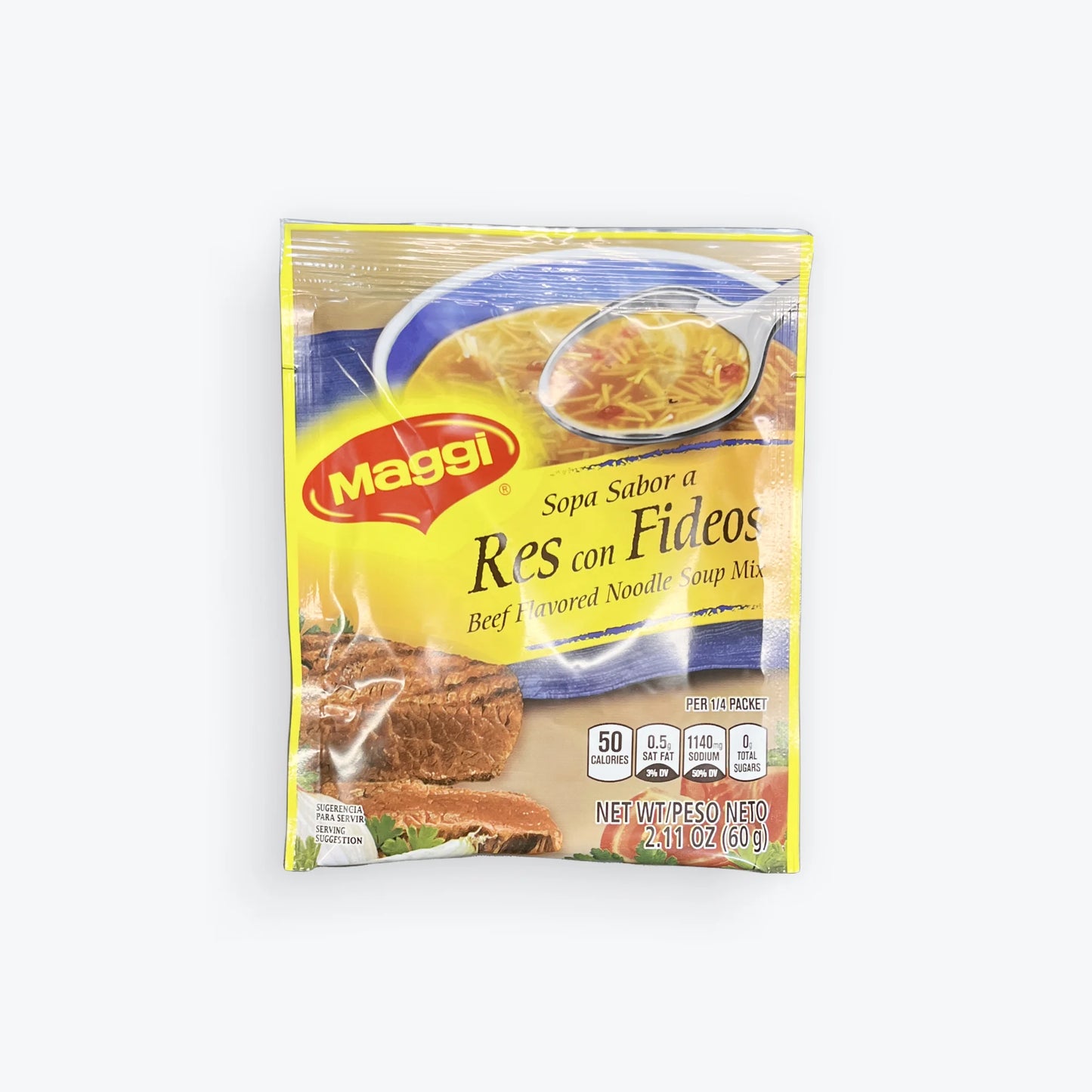 Maggi Sopa De Sobre Res Con Fideo 2.11 Oz