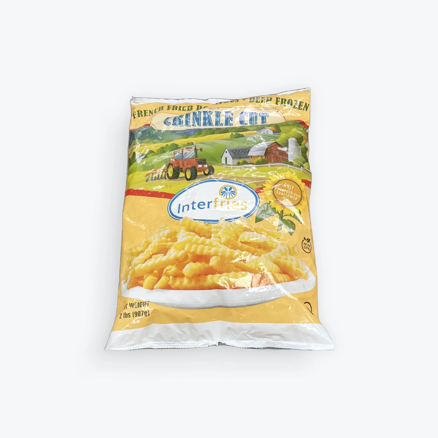 Papas interfries crinckle cut