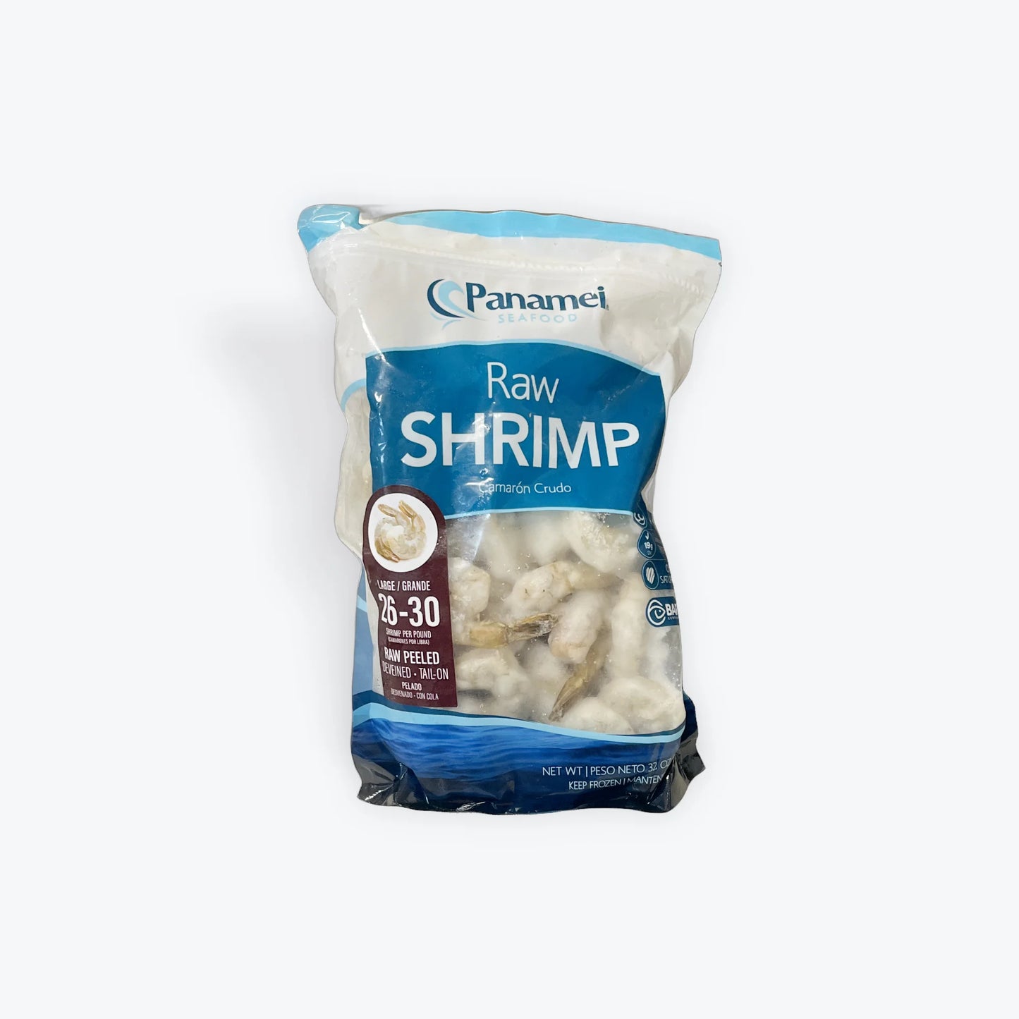 Panamei Camarón Crudo 26\30 2lb large