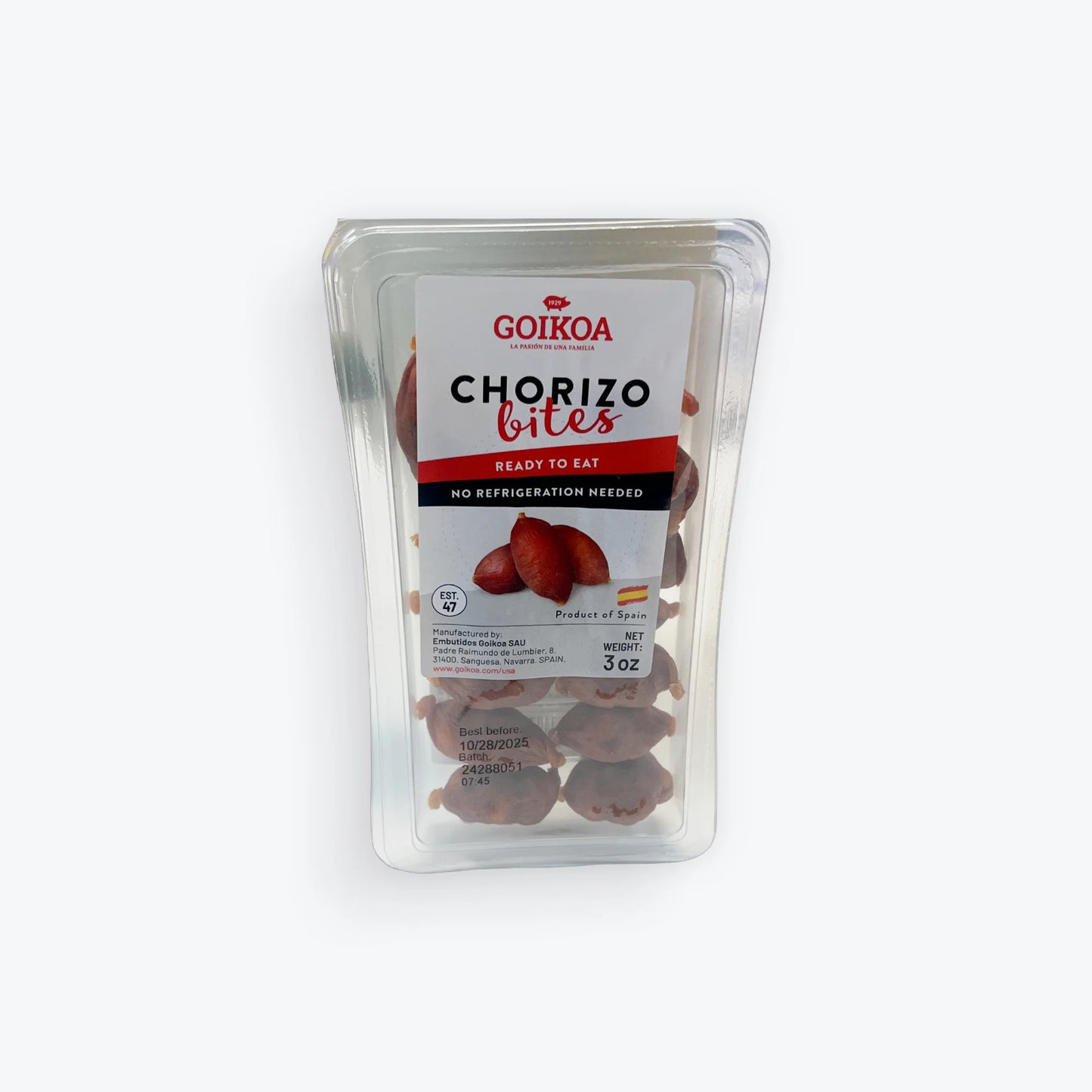 Goika chorizo bites 3oz