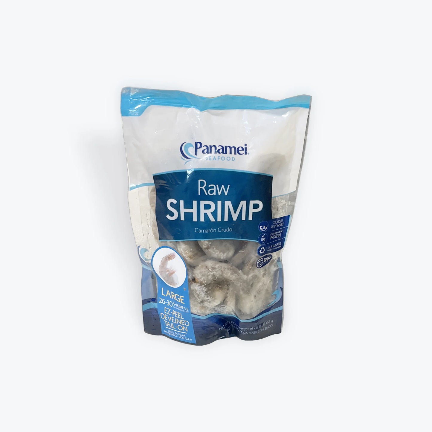 Panamei Raw Shrimp Crudo 26-30 Large 1lb
