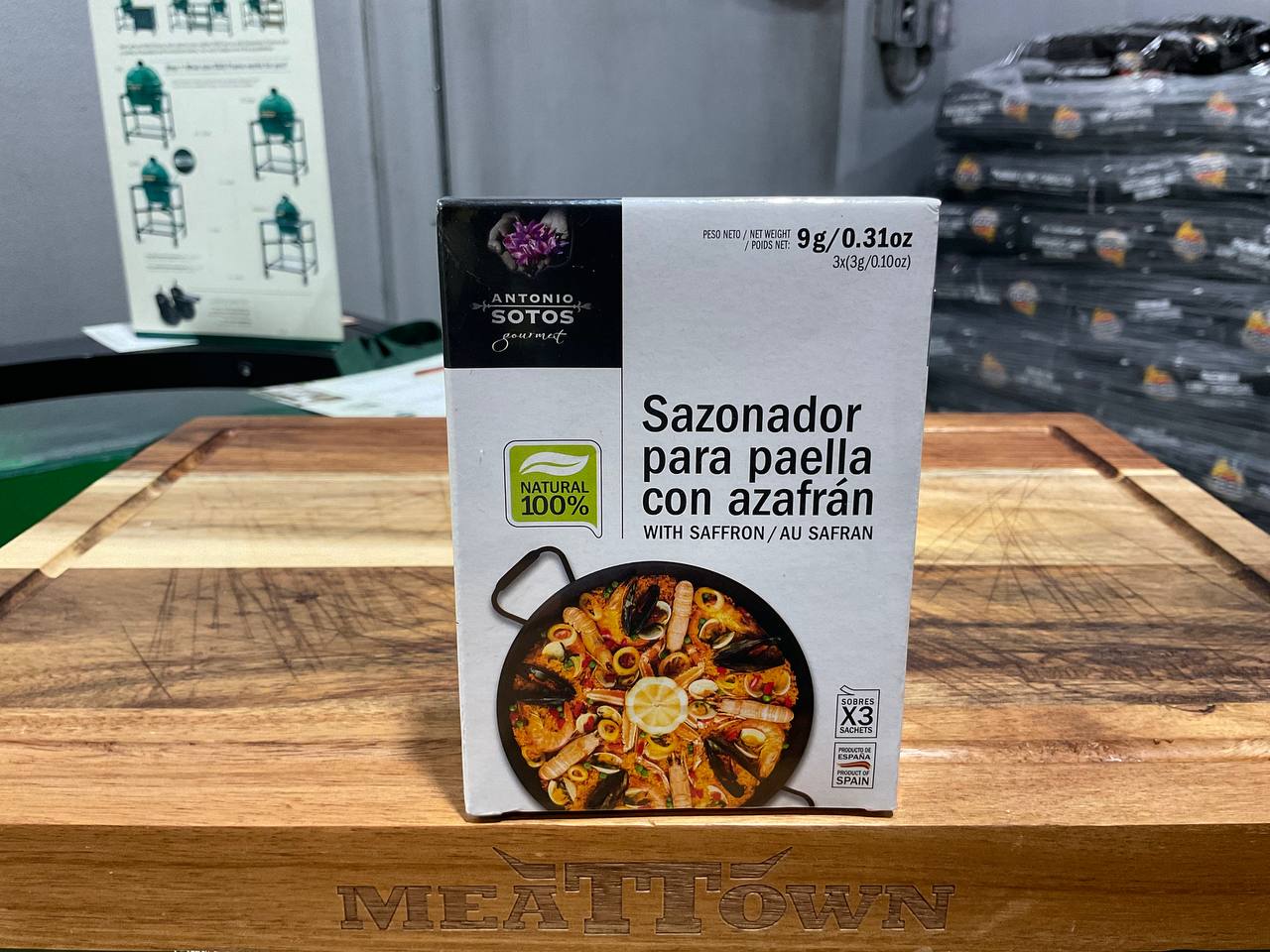 Sazonador para Paella con Azafrán - Antonio Sotos;