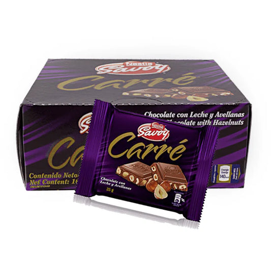 Savoy Caja Mini Carre  16 Unidades De 25gr