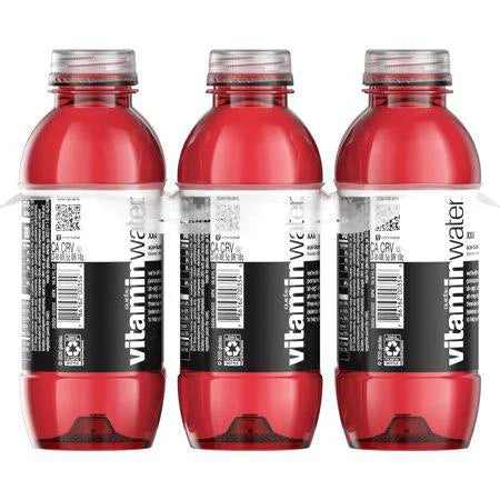 Agua con vitaminas Glaceau XXX, bebida nutritiva de açaí, arándano y granada