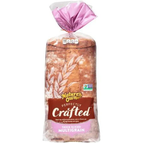 Pan multigrano en rebanadas gruesas