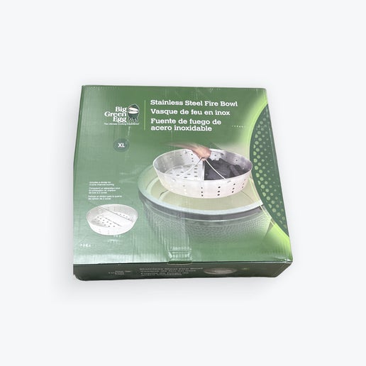 Big Green Egg Fuente De Fuego De Acero Inoxidable L